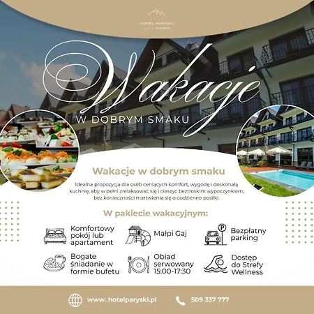 Paryski Art & Business - Basen Jacuzzi Sauna Malpi Gaj Hotel Zakopane